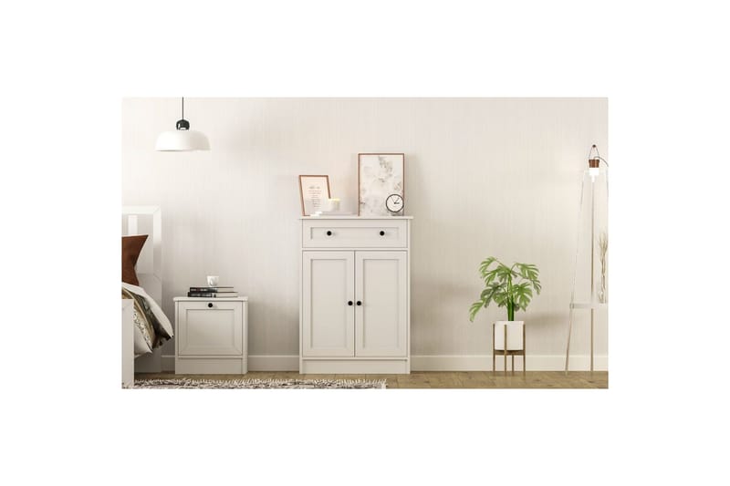 Zavira Kommode 70 cm - Mat Hvid - Opbevaring - Opbevaringsmøbler - Kommode - Entrékommode