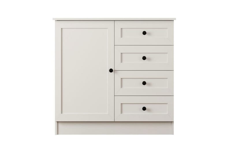 Zavira Kommode 87 cm - Mat Hvid - Opbevaring - Opbevaringsmøbler - Kommode - Entrékommode