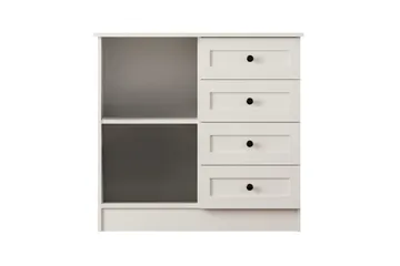 Zavira Kommode 87 cm - Mat Hvid - Opbevaring - Opbevaringsmøbler - Kommode - Entrékommode