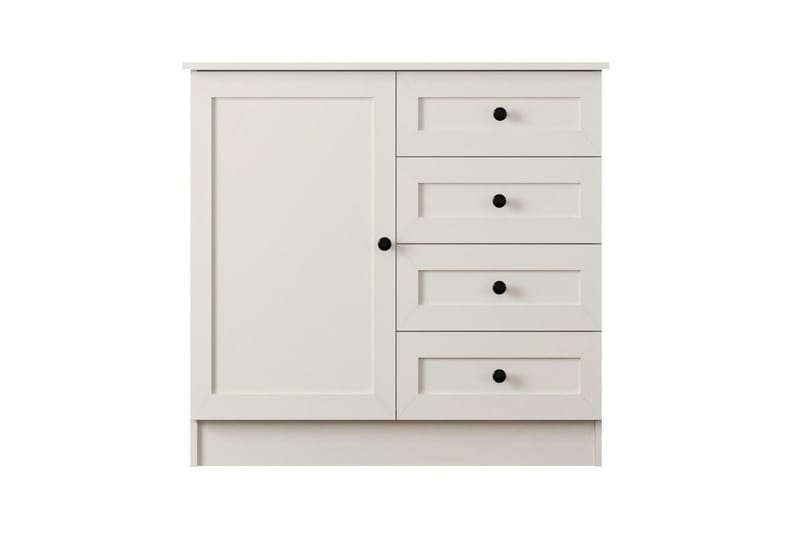 Zavira Kommode 87 cm - Mat Hvid - Opbevaring - Opbevaringsmøbler - Kommode - Entrékommode