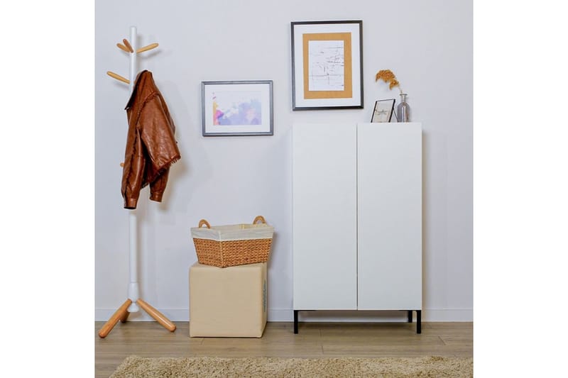 Zenla Kommode 72 cm - Hvid - Opbevaring - Opbevaringsmøbler - Kommode - Entrékommode