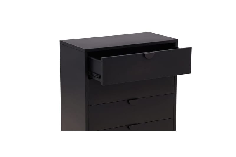 Kommode Piring - Sort, 40x78x98 - Opbevaring - Opbevaringsmøbler - Kommode - Entrékommode