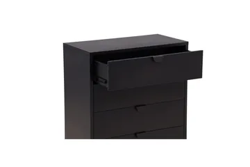 Kommode Piring - Sort, 40x78x98 - Opbevaring - Opbevaringsmøbler - Kommode - Entrékommode