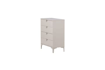 Kommode Piring - Beige, 40x78x98 - Opbevaring - Opbevaringsmøbler - Kommode - Entrékommode