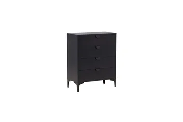 Kommode Piring - Sort, 40x78x98 - Opbevaring - Opbevaringsmøbler - Kommode - Entrékommode