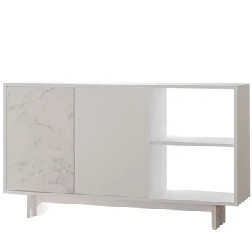 Konsolbord Homitis Ravello (140 x 80 x 35 cm) Hvid marmor