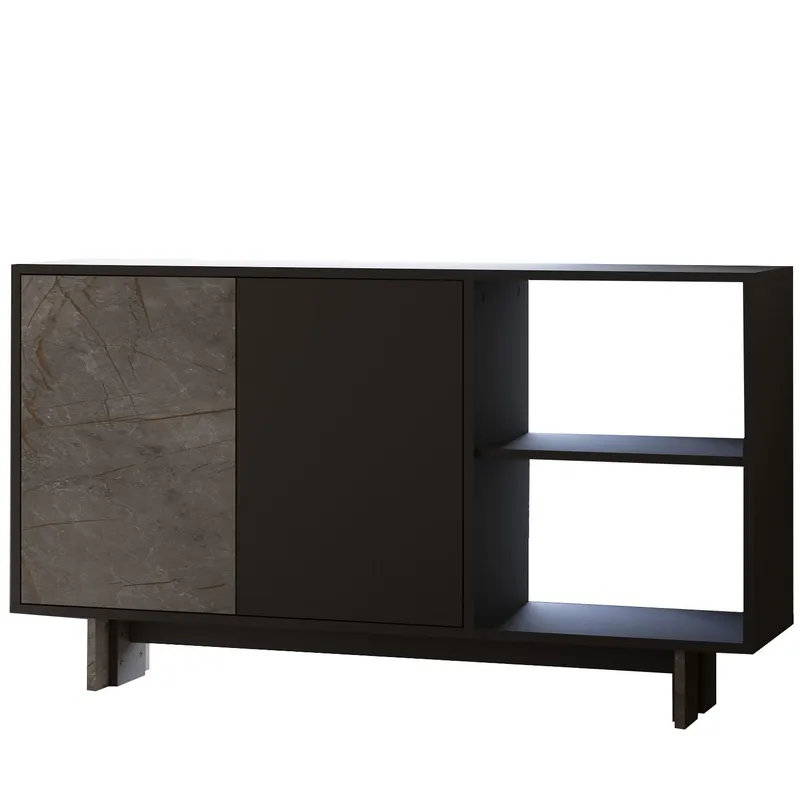 Konsolbord Homitis Ravello (140 x 80 x 35 cm) Marmor antracit