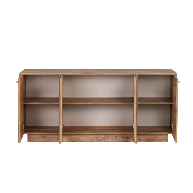 Konsolbord Nordure Varen (180 x 82 x 45 cm) Atlantic Pine - Atlantic Pine - Opbevaring - Opbevaringsmøbler - Skænke & sideboards