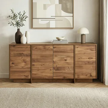Konsolbord Nordure Varen (180 x 82 x 45 cm) Atlantic Pine - Atlantic Pine - Opbevaring - Opbevaringsmøbler - Skænke & sideboards