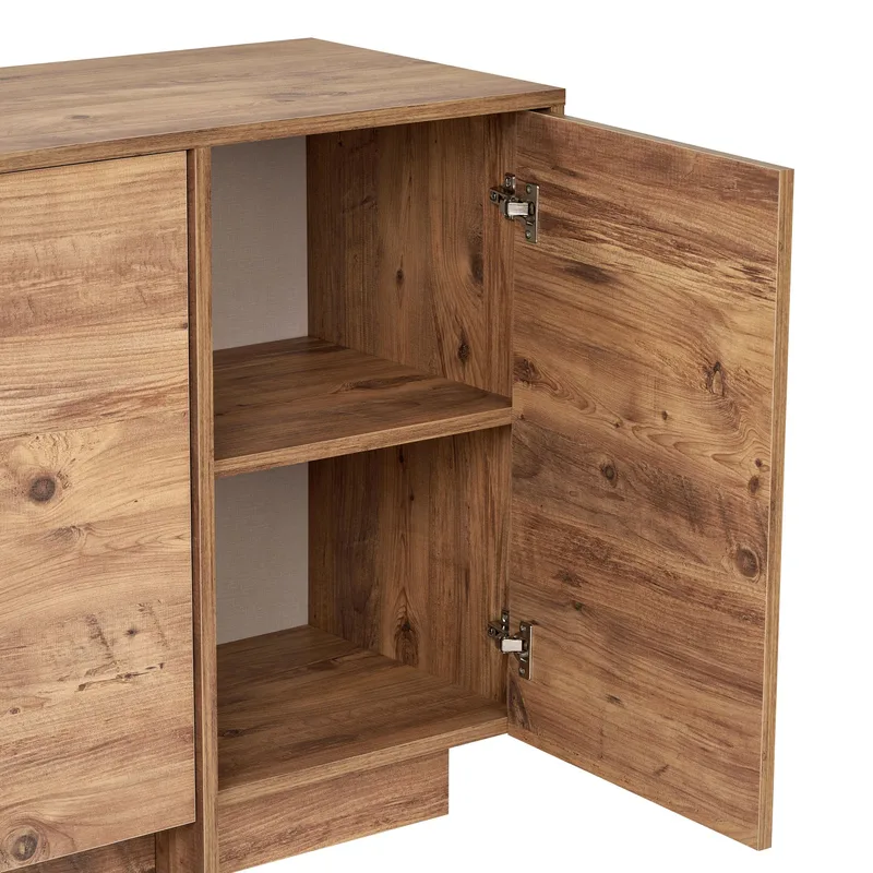 Konsolbord Nordure Varen (180 x 82 x 45 cm) Atlantic Pine - Atlantic Pine - Opbevaring - Opbevaringsmøbler - Skænke & sideboards