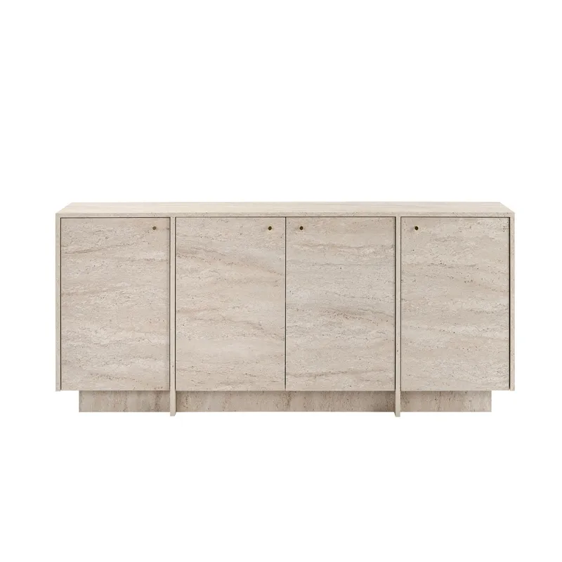 Konsolbord Nordure Varen (180 x 82 x 45 cm) Travertin - Travertin - Opbevaring - Opbevaringsmøbler - Skænke & sideboards