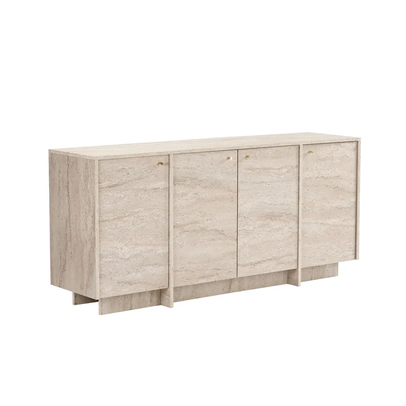 Konsolbord Nordure Varen (180 x 82 x 45 cm) Travertin, Travertin