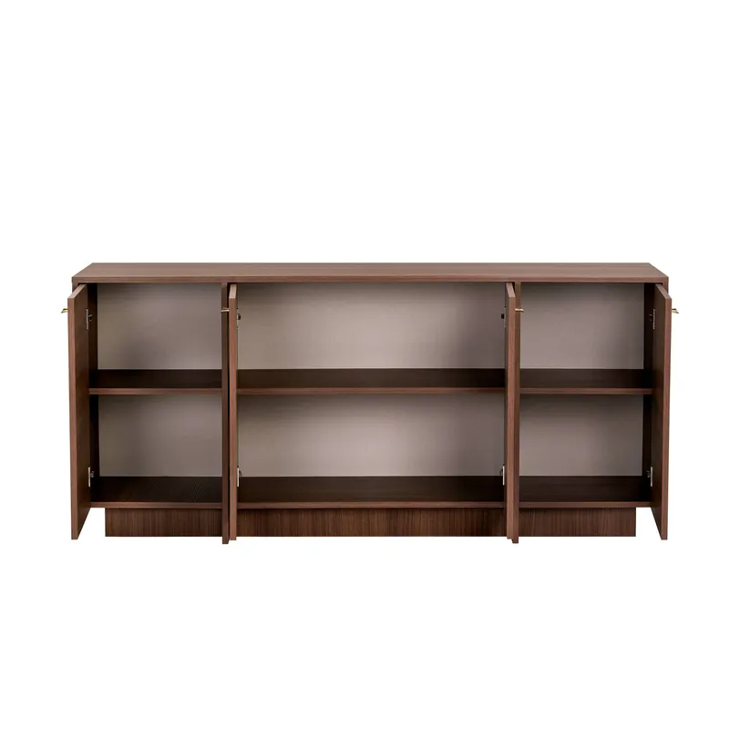 Konsolbord Nordure Varen (180 x 82 x 45 cm) Valnød - Valnød - Opbevaring - Opbevaringsmøbler - Skænke & sideboards