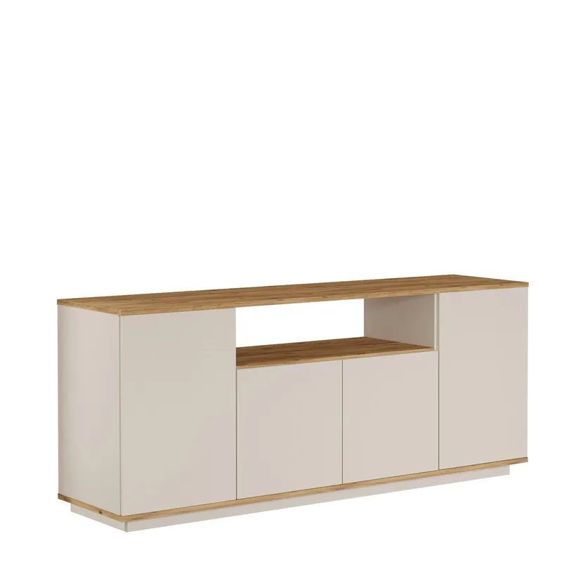Konsolbord Skye Decor Cleo Shelf (180 x 75 x 44,5 cm) Atlantisk Fyr Cashmere, Atlantic Pine og Cashmere