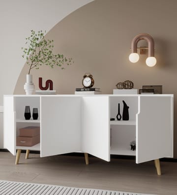 Latinara Konsolbord 180 cm - Hvid - Opbevaring - Opbevaringsmøbler - Skænke & sideboards