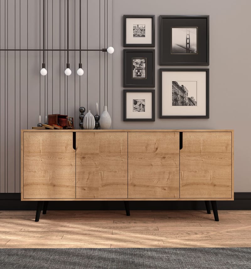 Latinara Konsolbord 180 cm - Sapphire Oak - Opbevaring - Opbevaringsmøbler - Skænke & sideboards