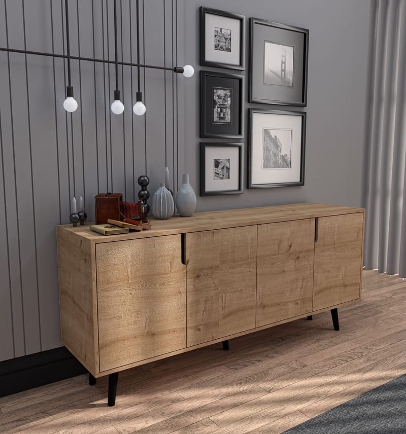 Latinara Konsolbord 180 cm - Sapphire Oak - Opbevaring - Opbevaringsmøbler - Skænke & sideboards