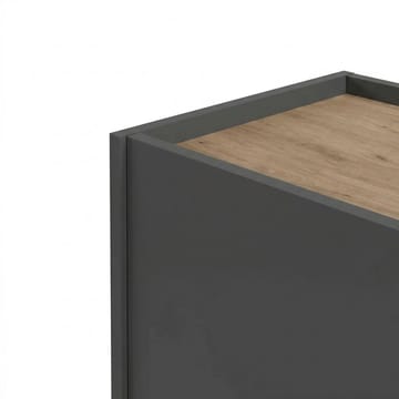 Lomar Konsol 150x82,9x40,5 cm - Antracit/Naturlig eg sort - Opbevaring - Opbevaringsmøbler - Skænke & sideboards