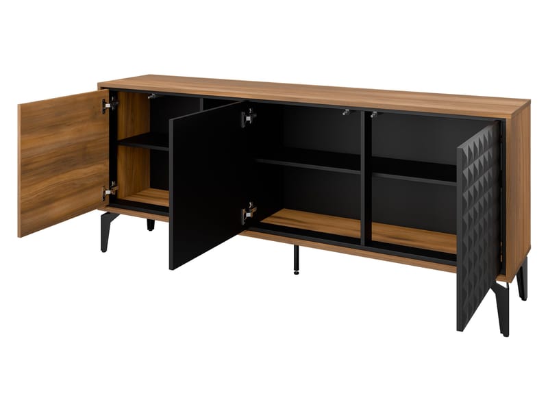 Lorvenn Skænk 190x40 cm - Brun/Sort - Opbevaring - Opbevaringsmøbler - Skænke & sideboards