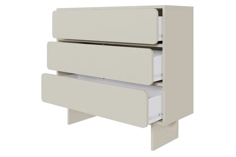 Marinport Kommode 101 cm - Beige - Opbevaring - Opbevaringsmøbler - Kommode