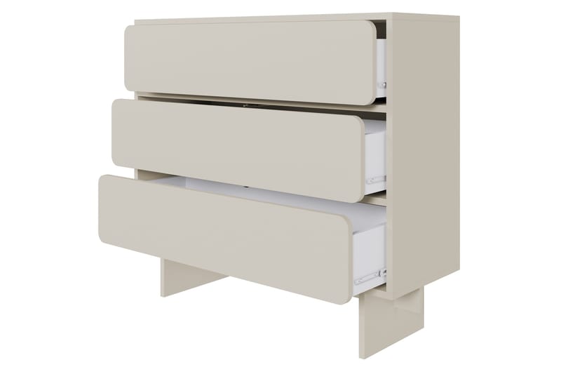 Marinport Kommode 101 cm - Beige - Opbevaring - Opbevaringsmøbler - Kommode