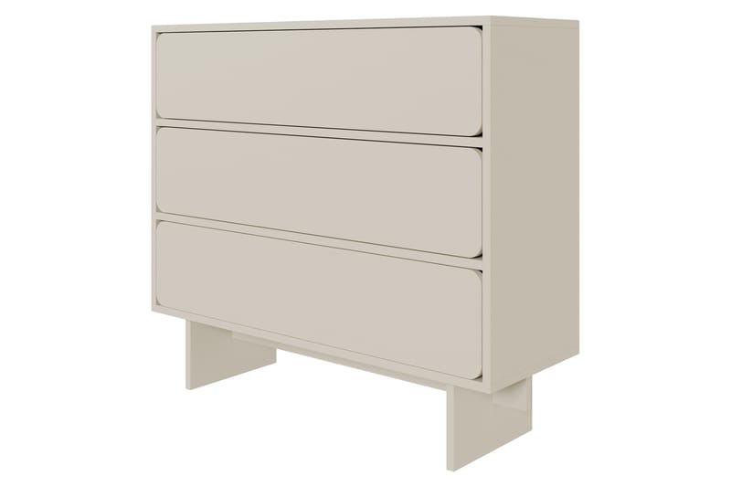 Marinport Kommode 101 cm - Beige - Opbevaring - Opbevaringsmøbler - Kommode