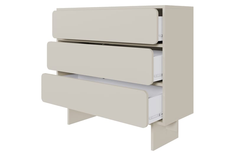 Marinport Kommode 101 cm - Beige - Opbevaring - Opbevaringsmøbler - Kommode