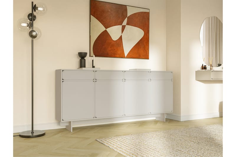 Marinport Kommode 200 cm - Beige - Opbevaring - Opbevaringsmøbler - Kommode