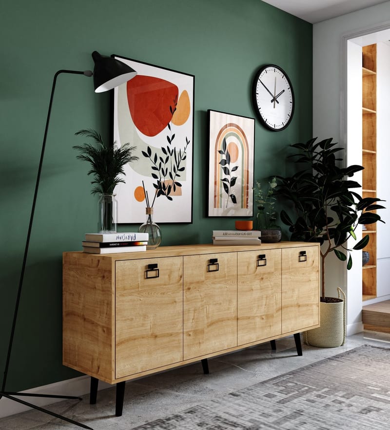 Mivora Konsolbord 180 cm - Sapphire Oak - Opbevaring - Opbevaringsmøbler - Skænke & sideboards