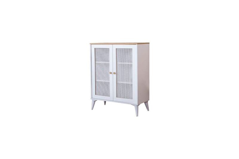 Mjudi Skænk 90x41 cm - Natur/Hvid - Opbevaring - Opbevaringsmøbler - Skænke & sideboards