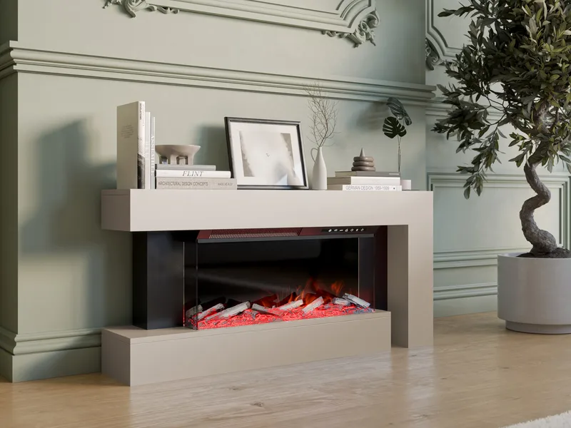 Morvyn Elektrisk Pejs 120 cm - Boligtilbehør - Pejse - Pejs uden skorsten - Elpejse