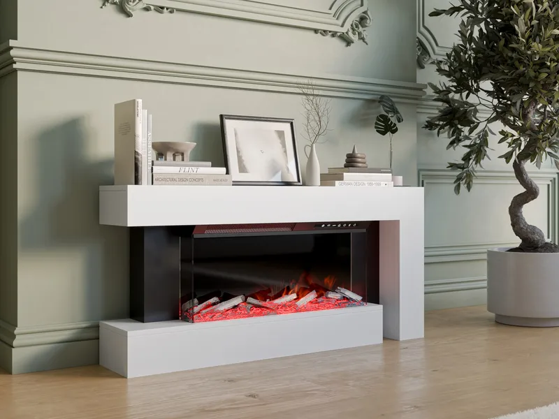 Morvyn Elektrisk Pejs 120 cm - Boligtilbehør - Pejse - Pejs uden skorsten - Elpejse