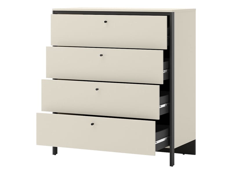 Navron Kommode 101 cm - Beige - Opbevaring - Opbevaringsmøbler - Kommode