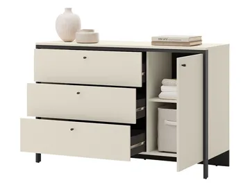 Navron Kommode 136 cm - Beige - Opbevaring - Opbevaringsmøbler - Kommode
