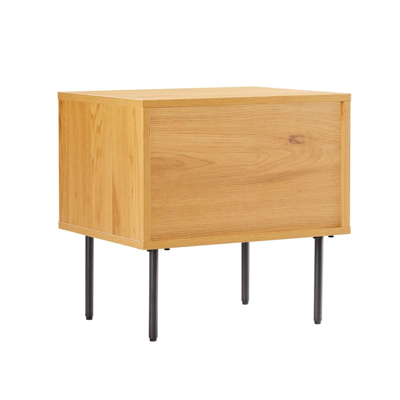 Nightstand HOME4YOU - brun - Møbler - Borde - Aflastningsbord - Sengebord