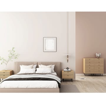 Nightstand HOME4YOU - brun - Møbler - Borde - Aflastningsbord - Sengebord