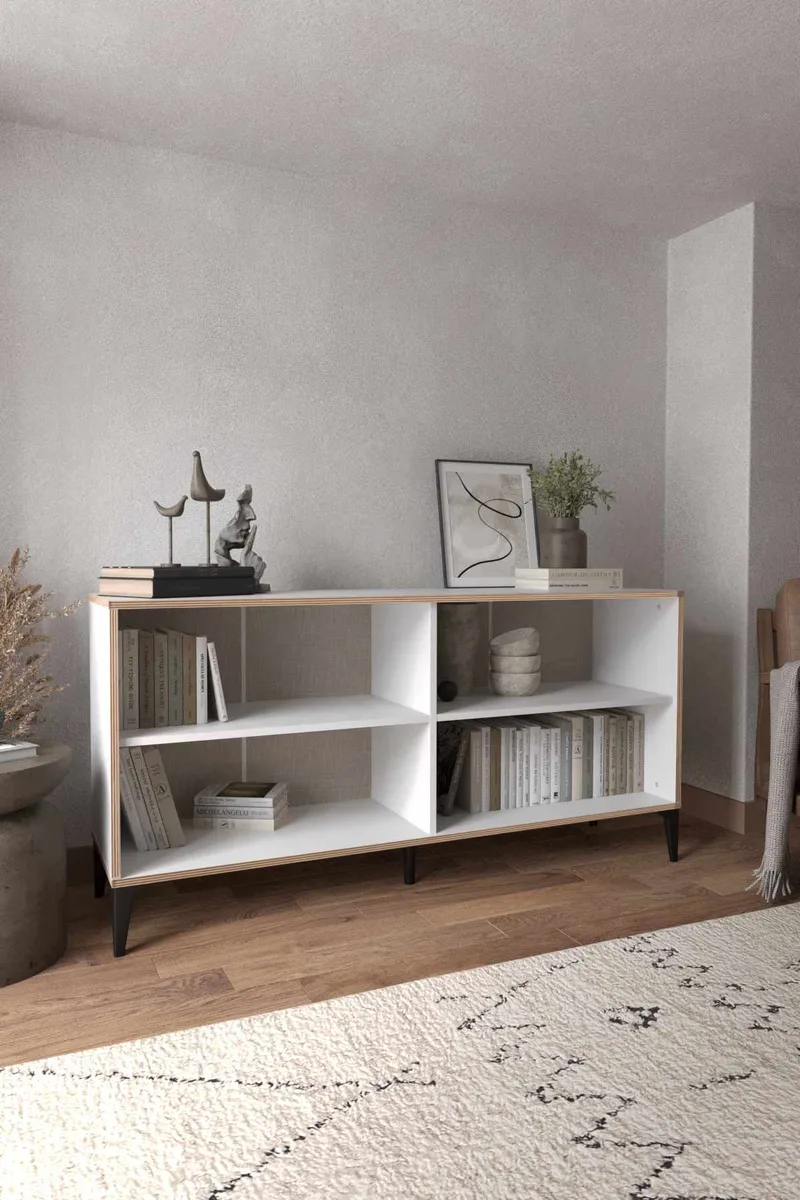 Olyros skænk 160 cm - Hvid - Opbevaring - Opbevaringsmøbler - Skænke & sideboards