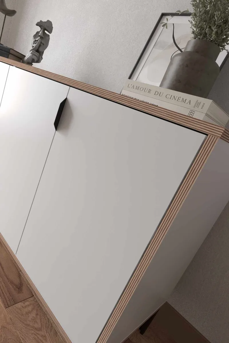 Olyros skænk 160 cm - Hvid - Opbevaring - Opbevaringsmøbler - Skænke & sideboards