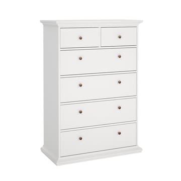 Paris Kommode med 6 skuffer 96x48x140 cm - Opbevaring - Opbevaringsmøbler - Kommode