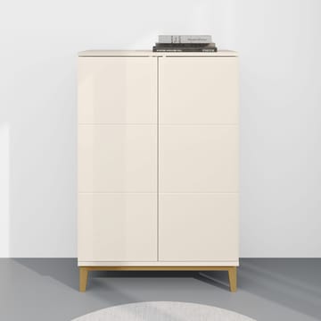 Pelle højskab 80x121 cm - Kashmir og eg - Opbevaring - Opbevaringsmøbler - Skænke & sideboards