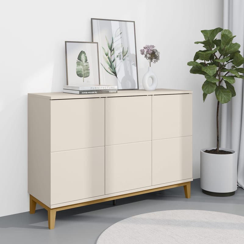 Pelle skænk 120x85 cm - Kashmir og eg - Opbevaring - Opbevaringsmøbler - Skænke & sideboards