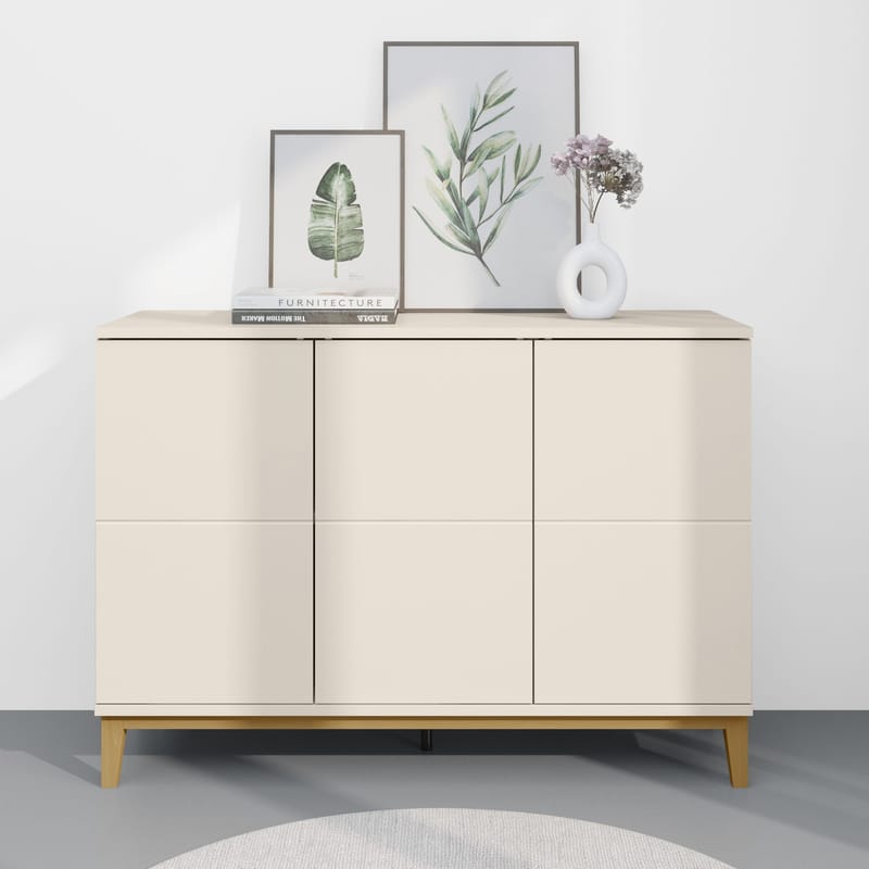 Pelle skænk 120x85 cm - Kashmir og eg - Opbevaring - Opbevaringsmøbler - Skænke & sideboards
