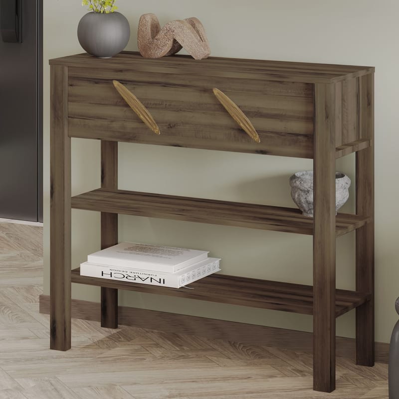 Relon Kommode 90x85x30 cm - Antik valnød - Opbevaring - Opbevaringsmøbler - Skænke & sideboards