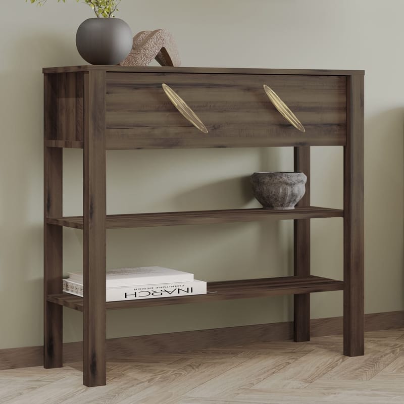 Relon Kommode 90x85x30 cm - Antik valnød - Opbevaring - Opbevaringsmøbler - Skænke & sideboards