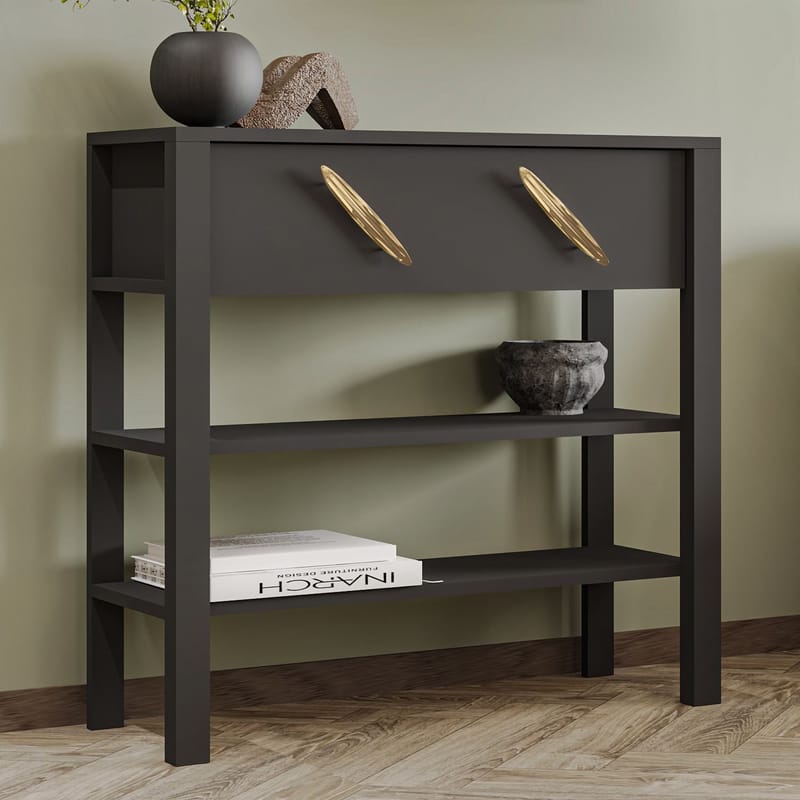 Relon Kommode 90x85x30 cm - Antracit - Opbevaring - Opbevaringsmøbler - Skænke & sideboards