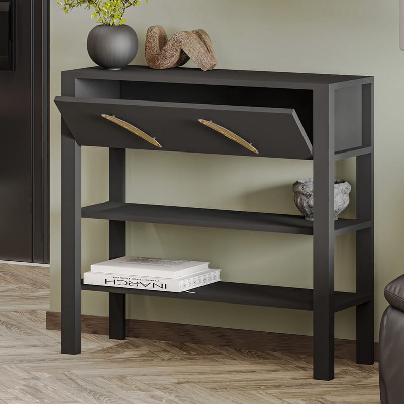 Relon Kommode 90x85x30 cm - Antracit - Opbevaring - Opbevaringsmøbler - Skænke & sideboards