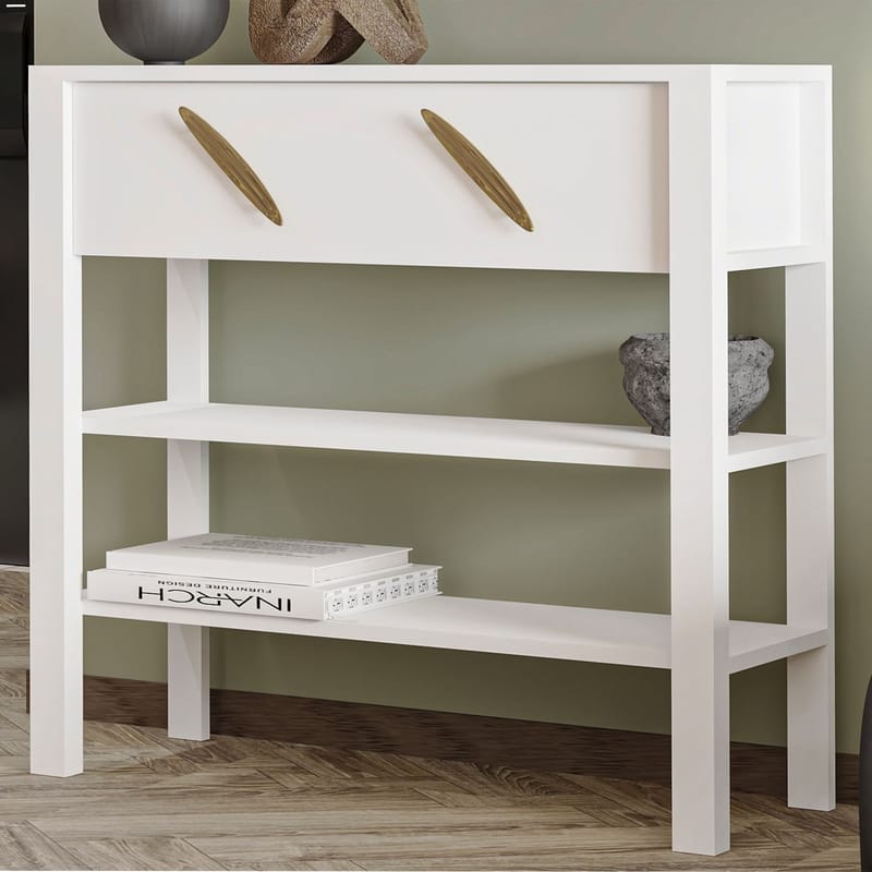 Relon Kommode 90x85x30 cm - Hvid - Opbevaring - Opbevaringsmøbler - Skænke & sideboards