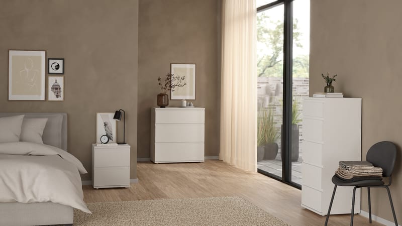 Rengo Kommode med 5 skuffer 40x40x107 cm - Opbevaring - Opbevaringsmøbler - Kommode