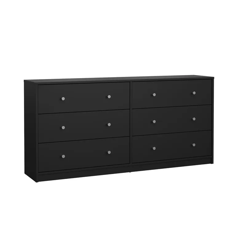 Renor Kommode dobbelt kommode med 6 skuffer 143x30x68 cm - Opbevaring - Opbevaringsmøbler - Kommode