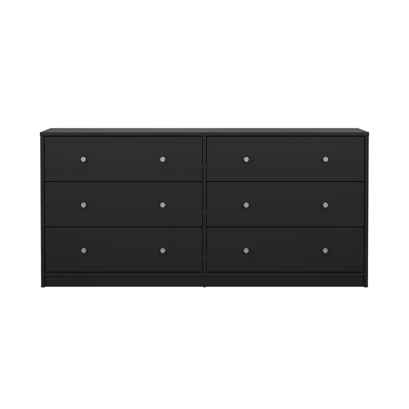Renor Kommode dobbelt kommode med 6 skuffer 143x30x68 cm - Opbevaring - Opbevaringsmøbler - Kommode